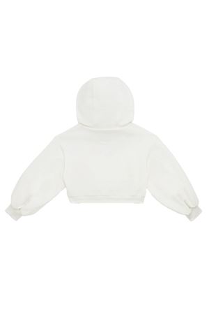 White cropped junior sweatshirt FENDI KIDS | JFH1535V0F0TU9